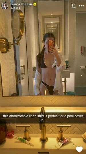 Click to view full size Gianna Christine Nude Leaks 7 Photos