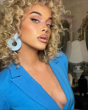 Jasmine Sanders Nude  Leaks 3 Photos