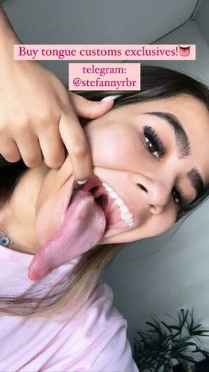 Long Tongue Fetish Nude  Leaks 12 Photos