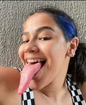 Long Tongue Fetish Nude  Leaks 12 Photos