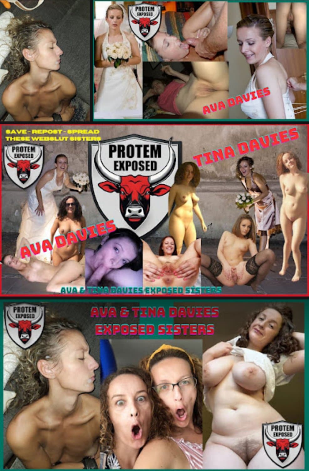 Full exposure mix of web slit Ava Davies and some fun ones thrown in