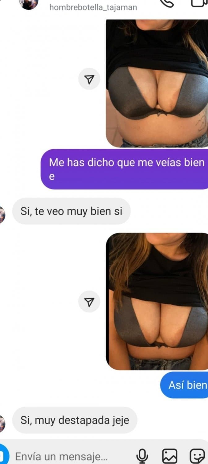 Cuando un amigo recibe un mensaje de la mujer de su amigo ... Putona tetona de Barcelona María Jesús