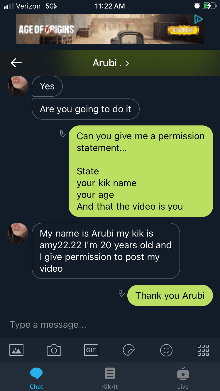 “Go and Degrade Arubi… this little Latina slut loves being treated like a nasty whore”
