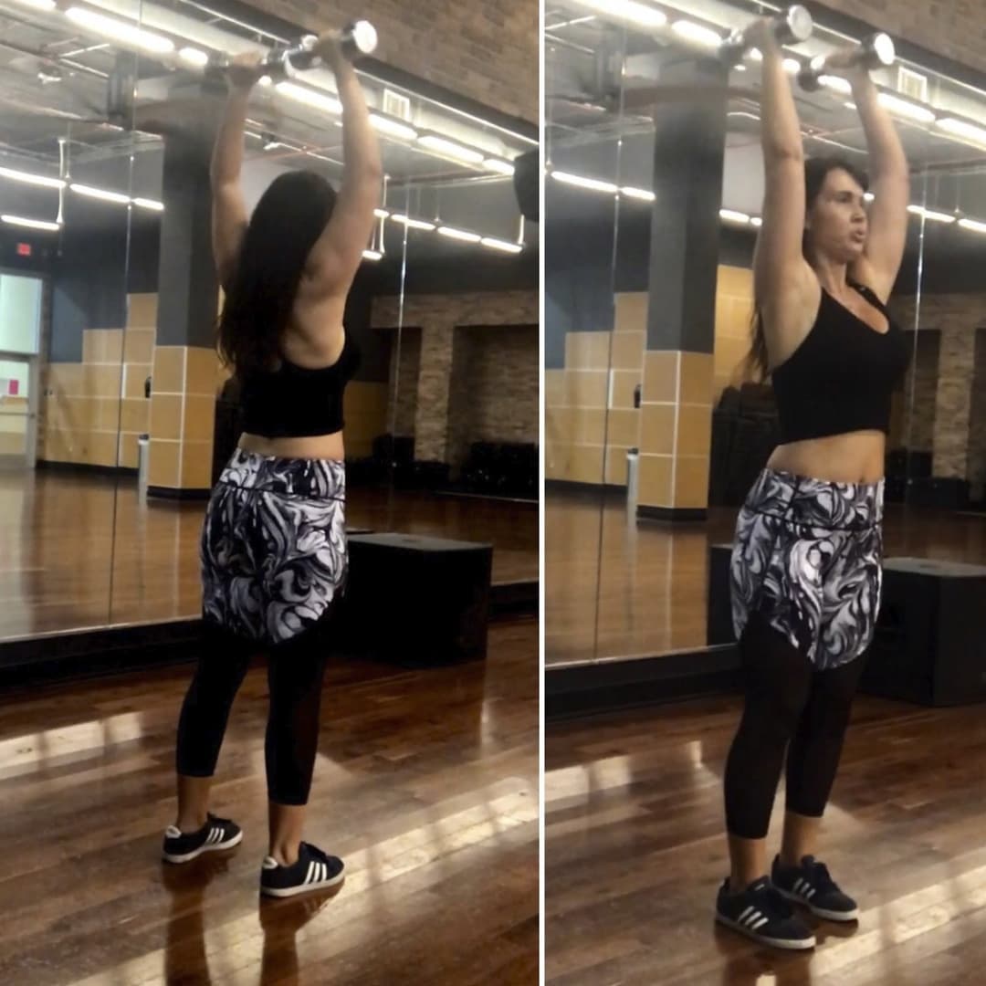 Best Friends mom working out