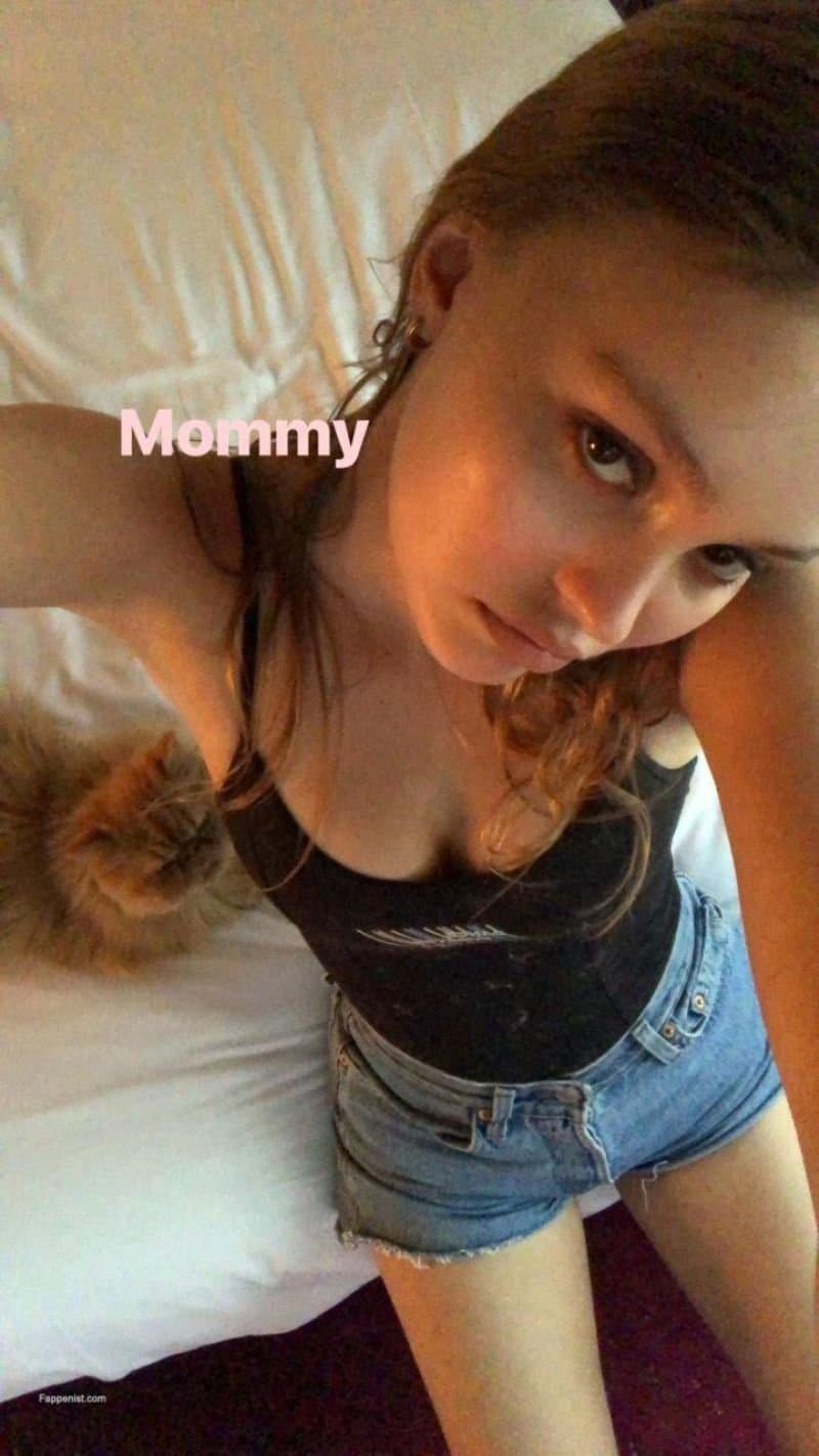 Lily-Rose Depp Such A Beautiful Slut!! How I love To Suck On Those Hard Nipples Of Hers ????