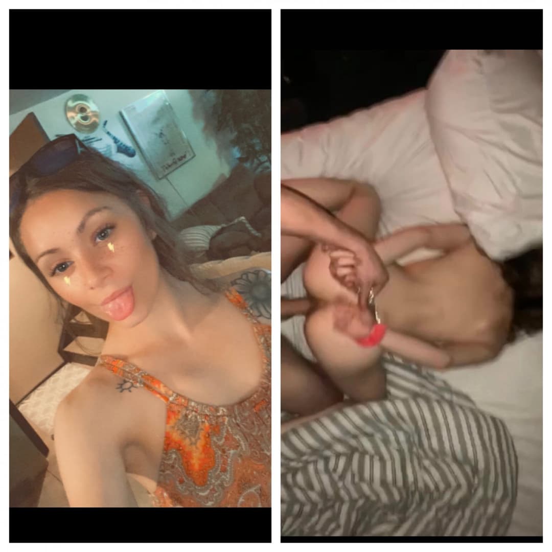 Sexy petite slut smokin meth gets cuffed and pounded by my big white cock