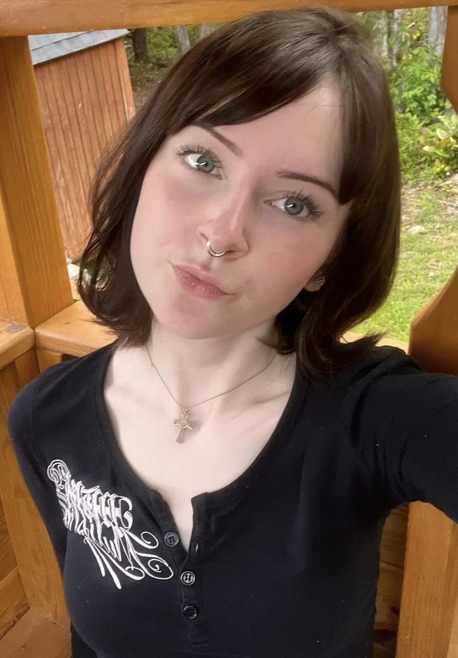 My crush’s lil sister bad asf lil goth bitch