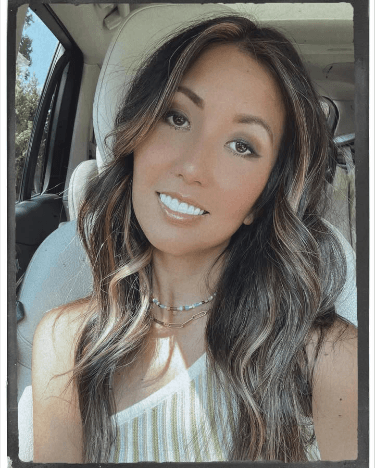 Rebecca Robertson Loflin.  The Asian in the family is a milf Christian whore working on a mom bod