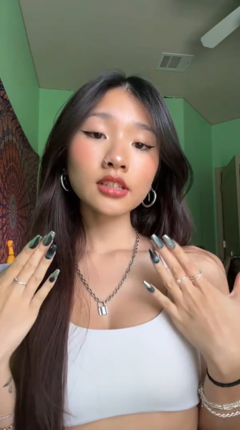 18yr ABG Asian Teen TikTok Goon Slut LEAKED! Perfect set of juicy teen tits and Ahegao face! Nudes!!