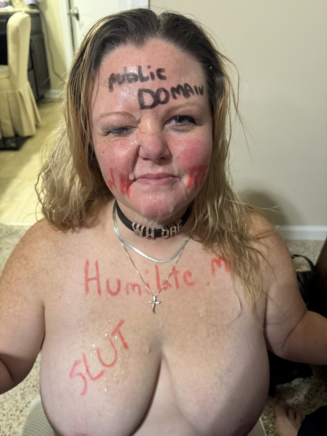 Amy  Cum load to the EYE ??