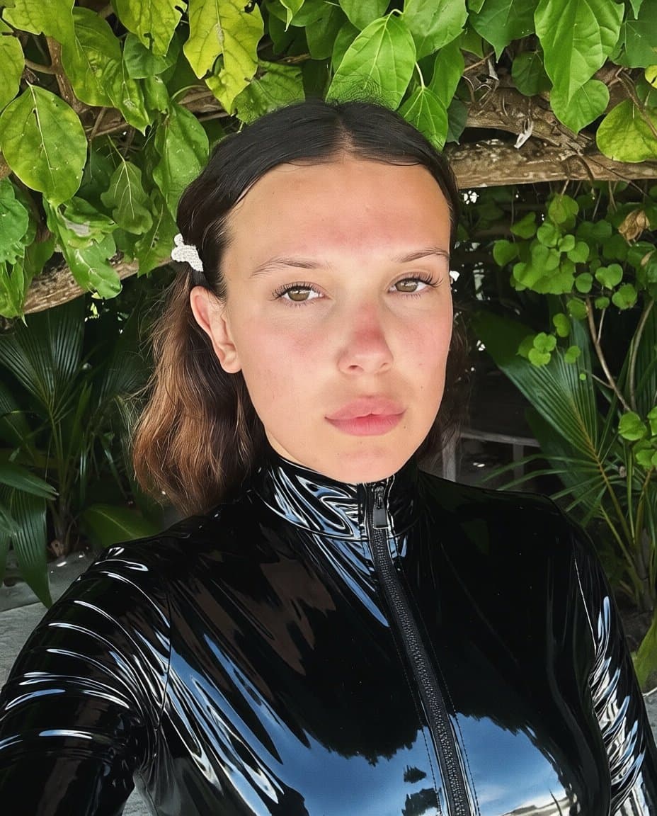Millie Bobby Brown in Vinyl