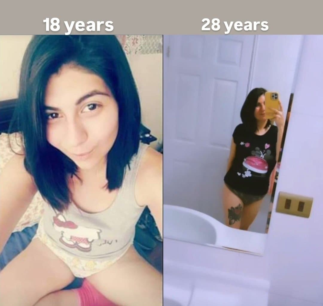 La evolución de una puta en 10 años 18/28 años