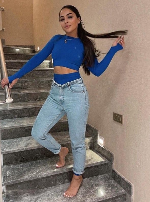 Sexy glamour feet pedicure woman