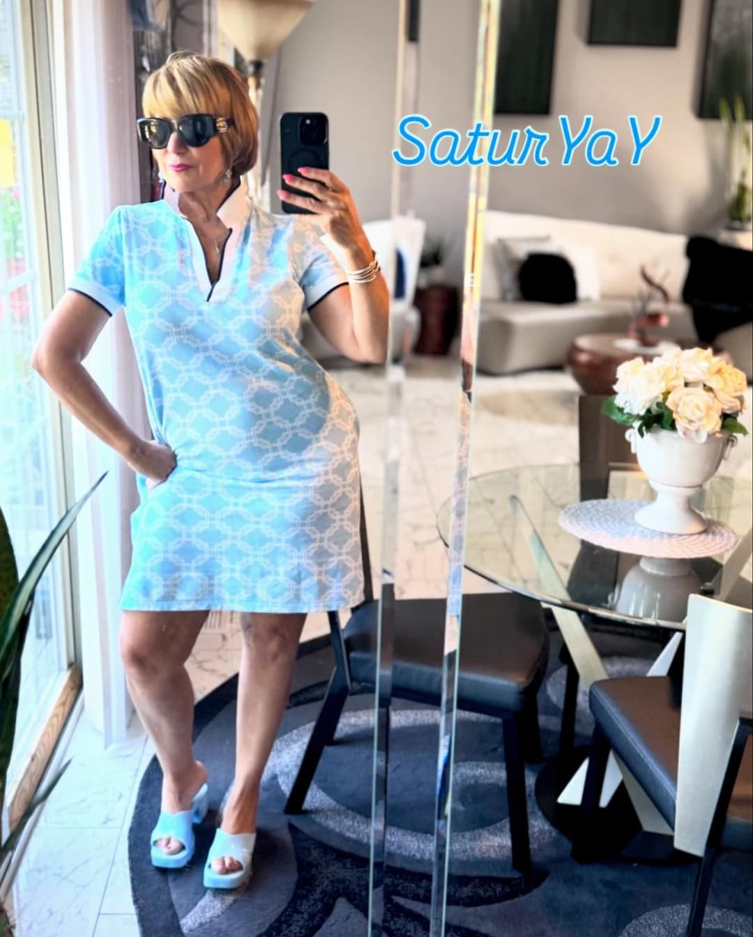 Thick Gilf flight attendant