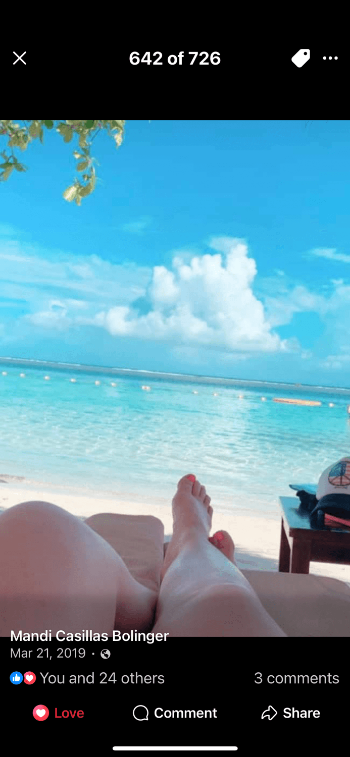 Sexy busty high school teacher Mandi Casillas Bolinger is so sexy and has perfect feet