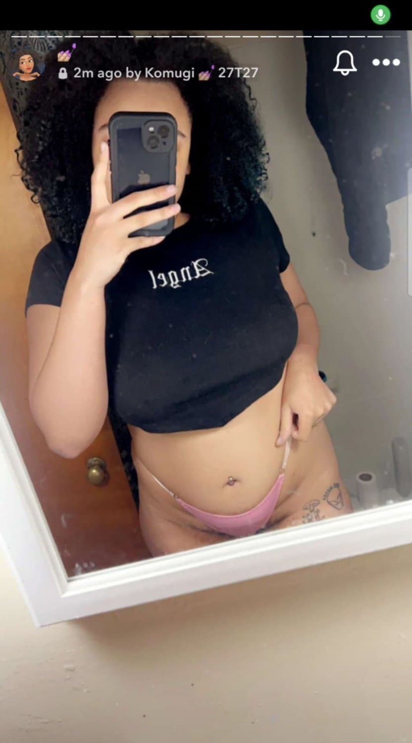 Snapchat light-skin puts out after teasing on her story. Dm for more