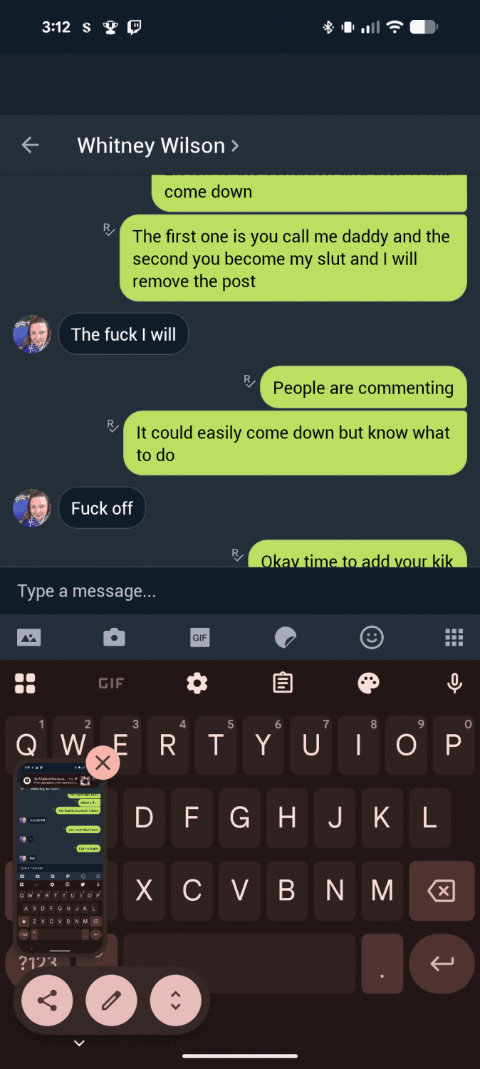 This bbw teacher slut whitney wilson go message this slut kik in the album