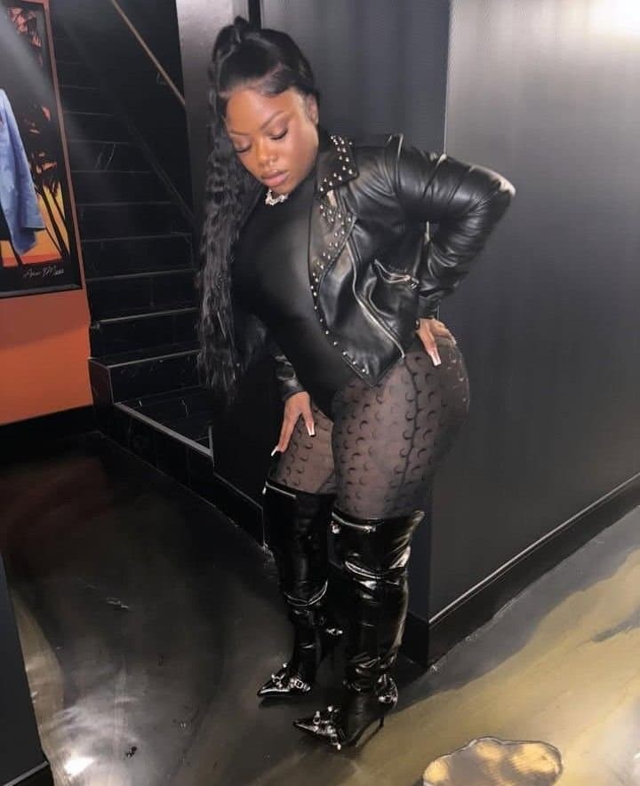 West Orlando Florida ebony bbw & Nail tech tiney sucking dick and taking backshots leaked