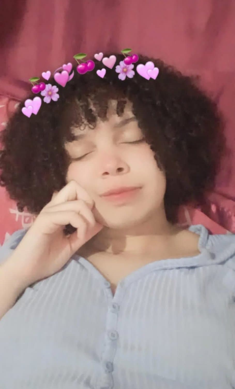 Sexy curly hair girl