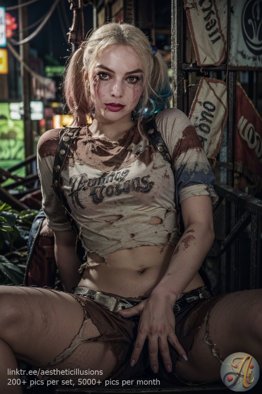 Margot Robbie Harley Quinn ai deepfake nudes pt4