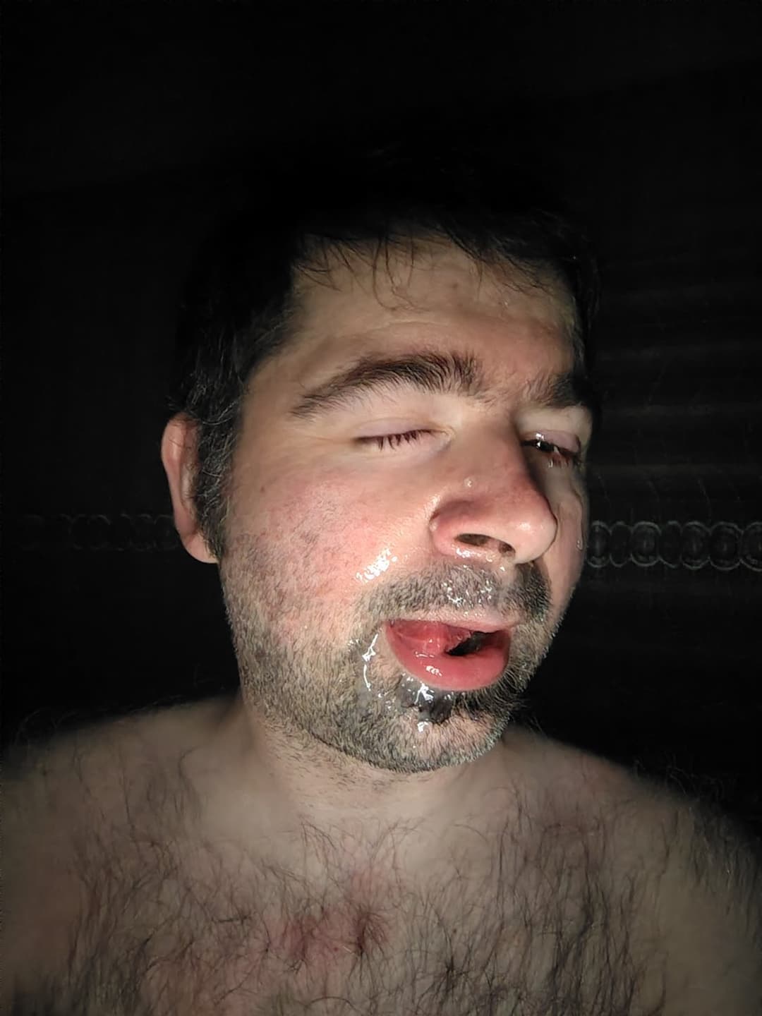 Splattered By My Own Cum