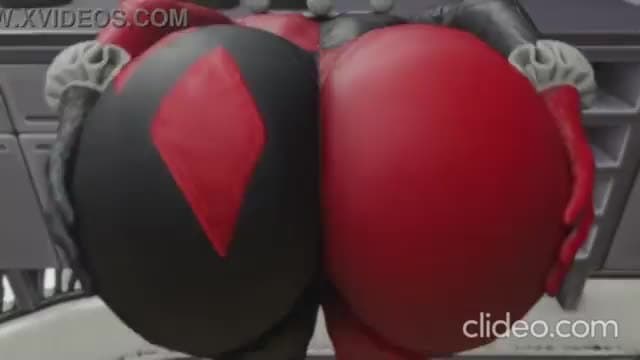 batman harley quinn dc shaking her ass for your gooning pleasure