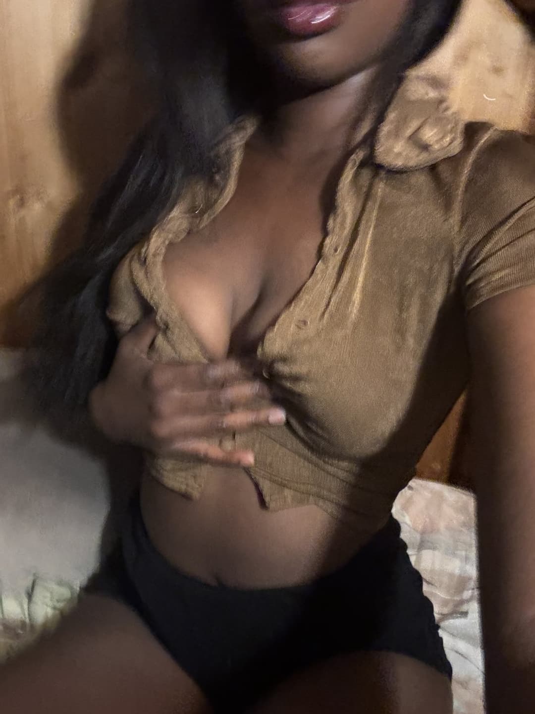 Your hard dick and my tits would be perfect combo Honey