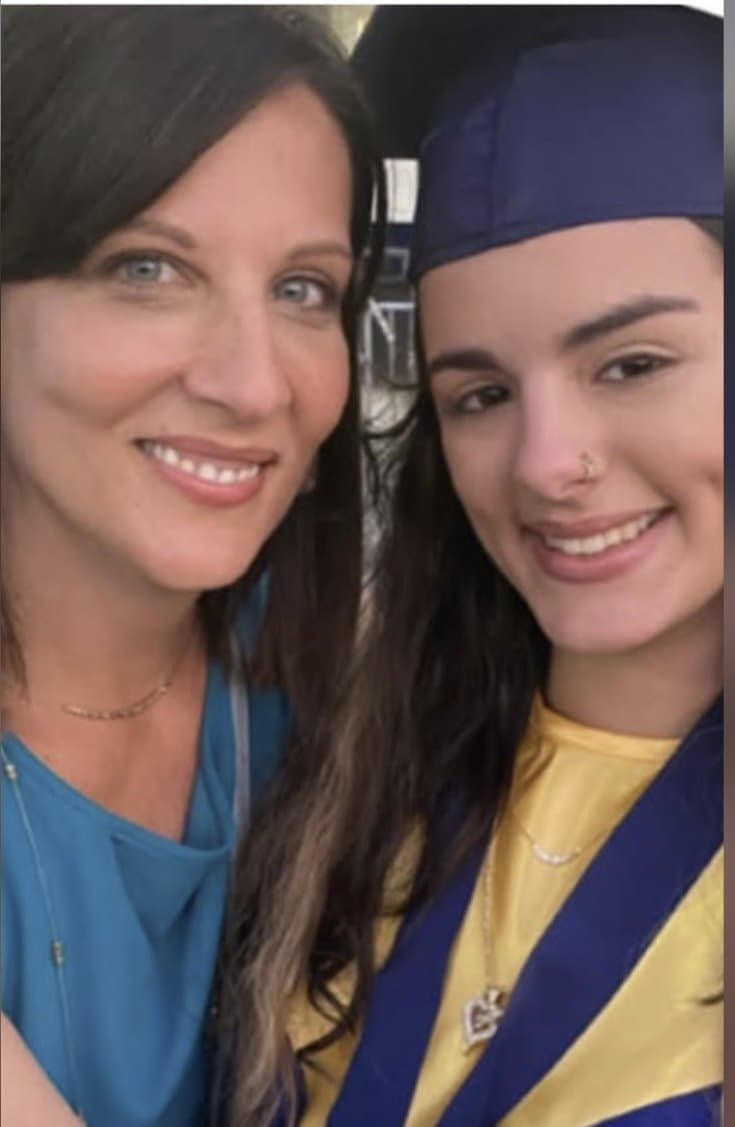 Mom, 41,& Daughter 21, at  college graduation. Mom gets cock & BBC.  Daughter shows landing strip