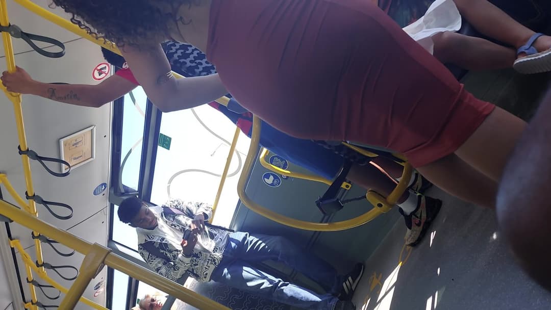 Big ass on bus