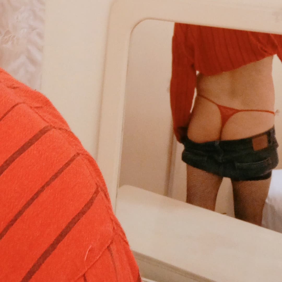 Click to view full size Red Top & Red Thong