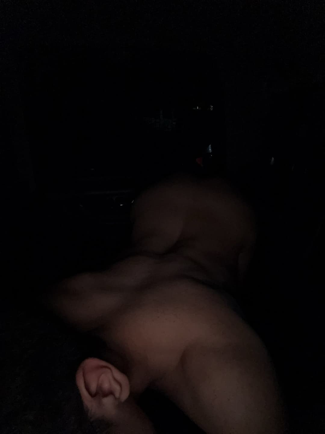 latino gets so fucking horny in his car and gets naked