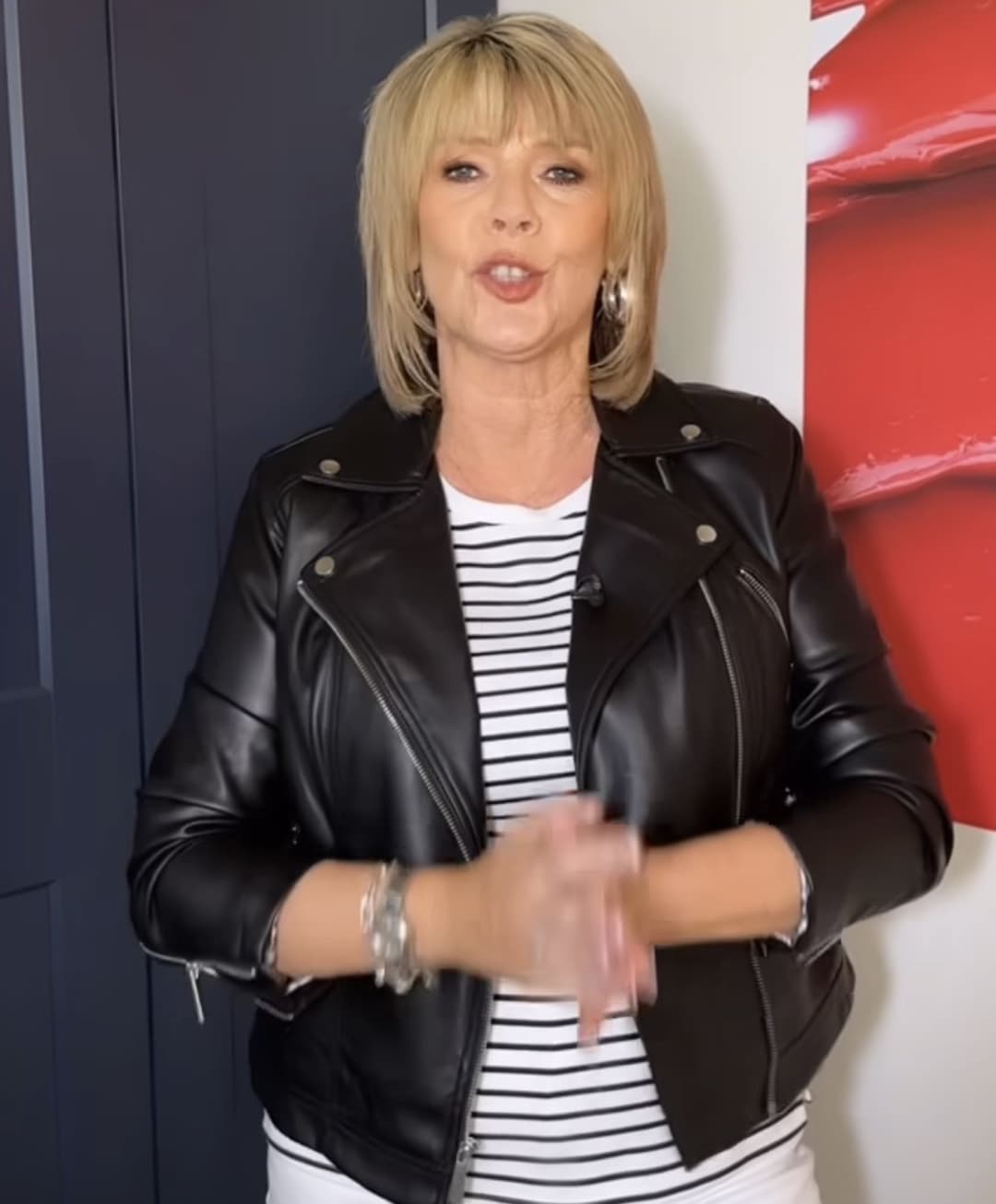 Ruth Langsford - Leather Jacket