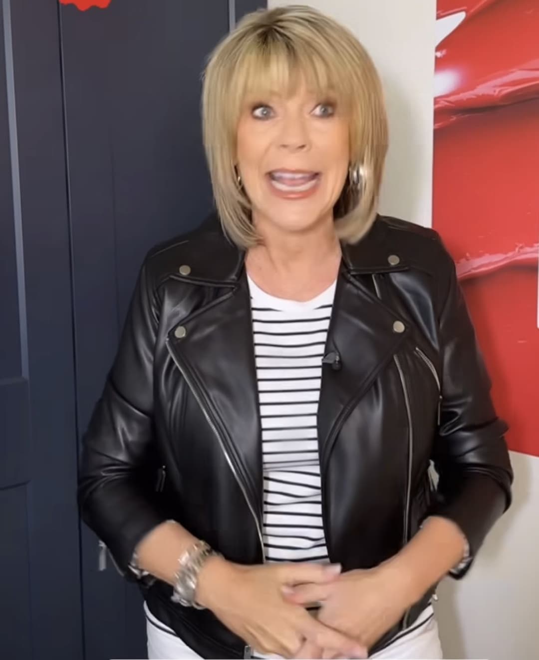 Ruth Langsford - Leather Jacket