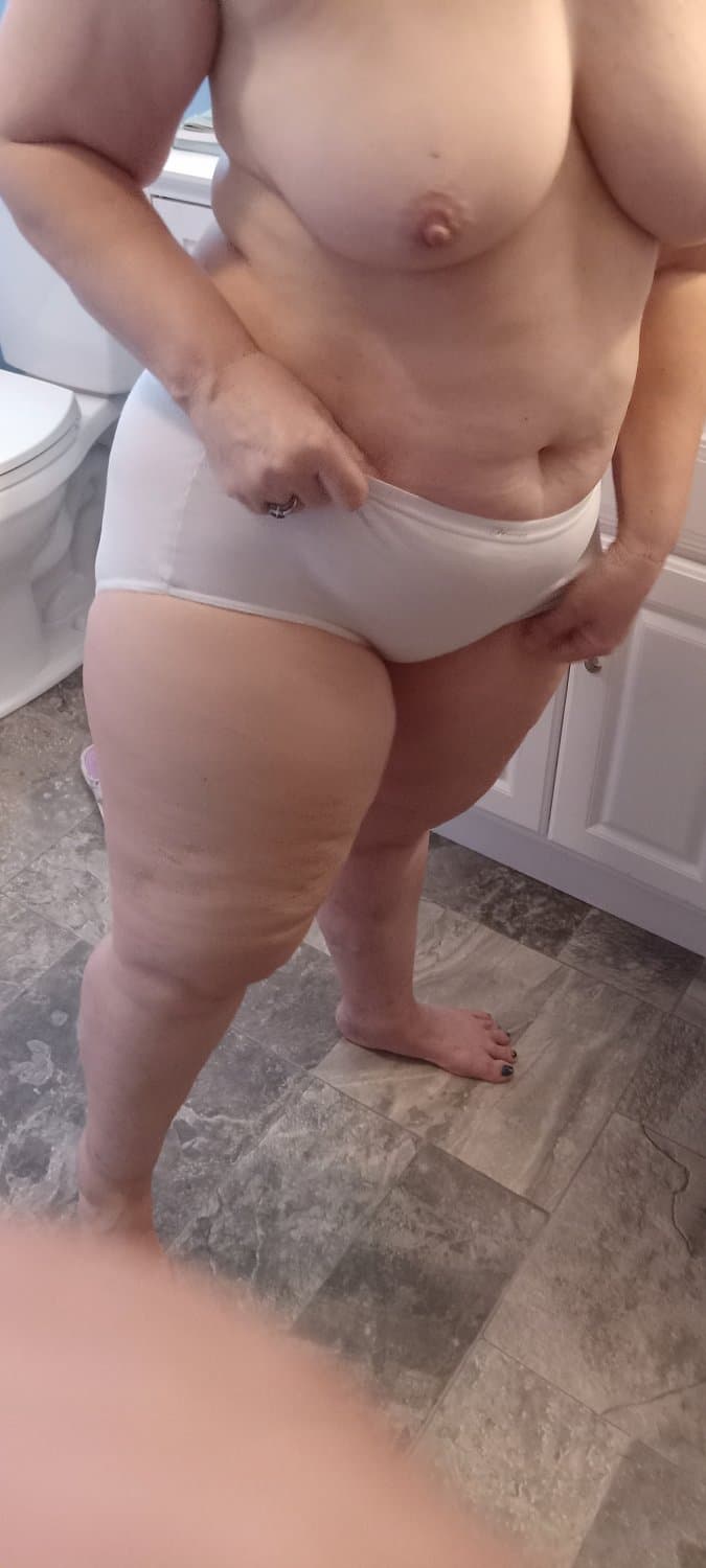 Bra and granny panties