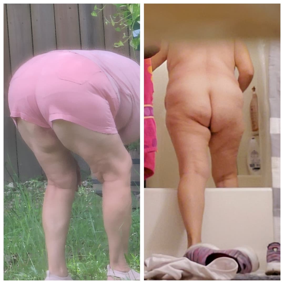 My fuck pig whore mom bending over all the time