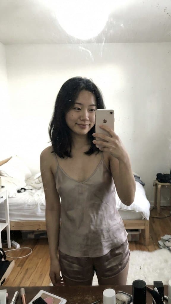 Horny asian neighbor selfie leak