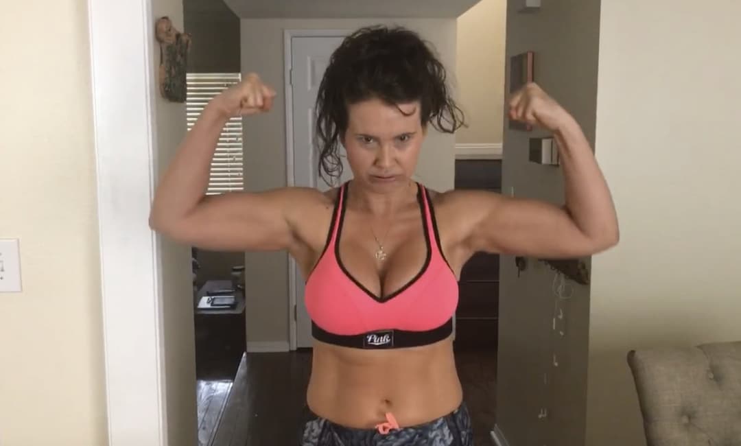 Best Friends mom sports bra