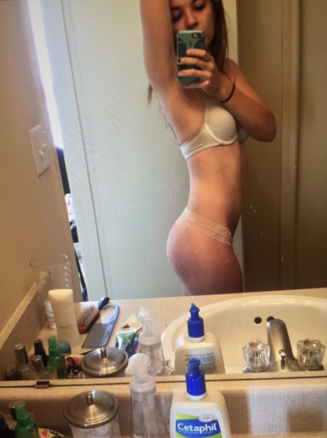 Shy Slut Sophie Baker talked into getting nude on cam