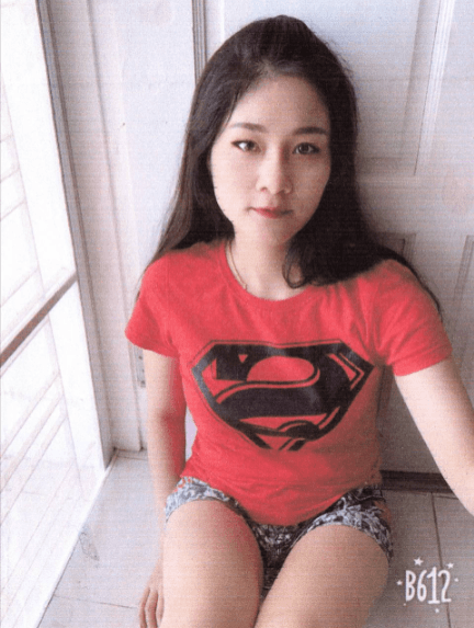 Her husband wants us to see her beautiful figure.