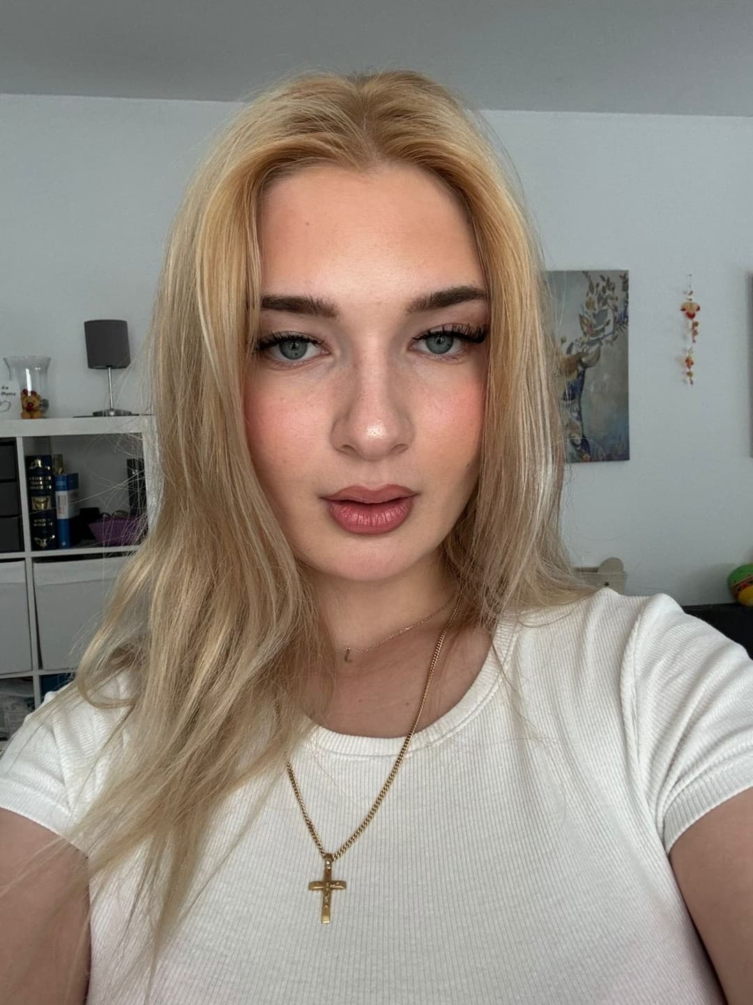 Deutsche Modell am Blasen