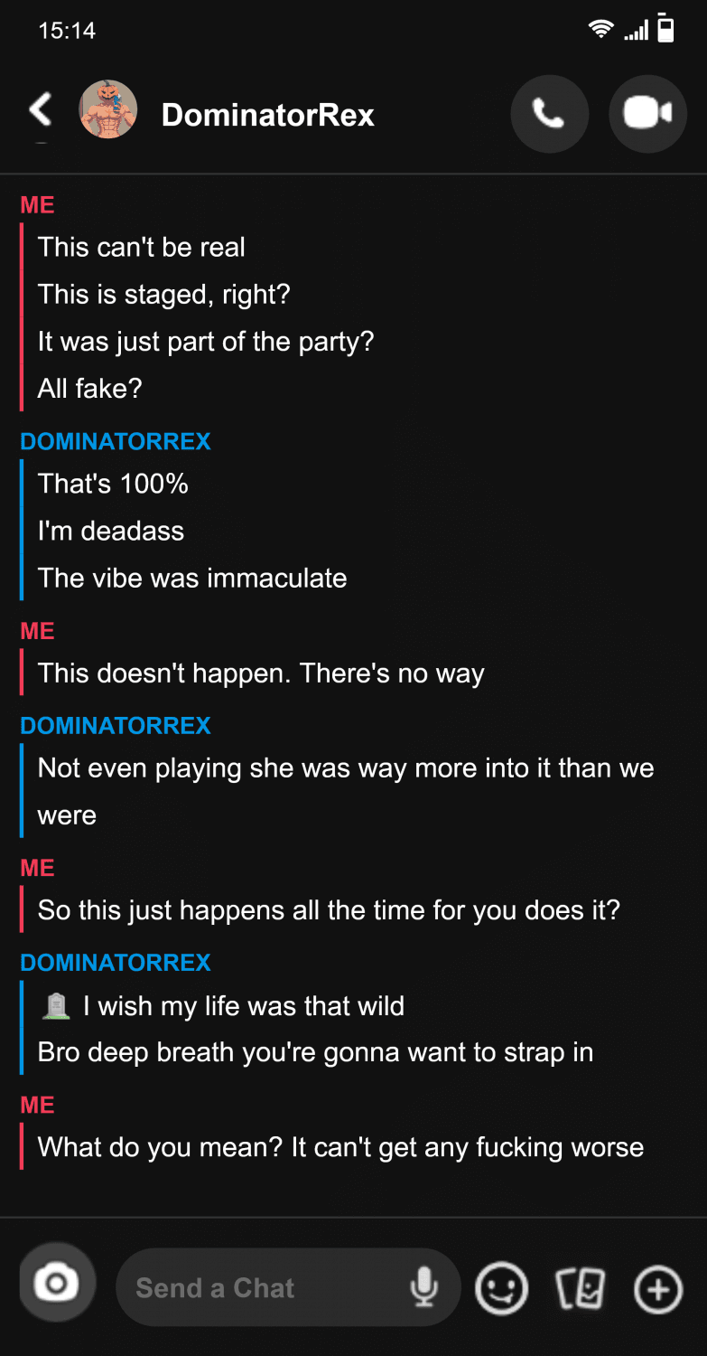 Click to view full size My girlfriend went to a Halloween frat party (3/3)