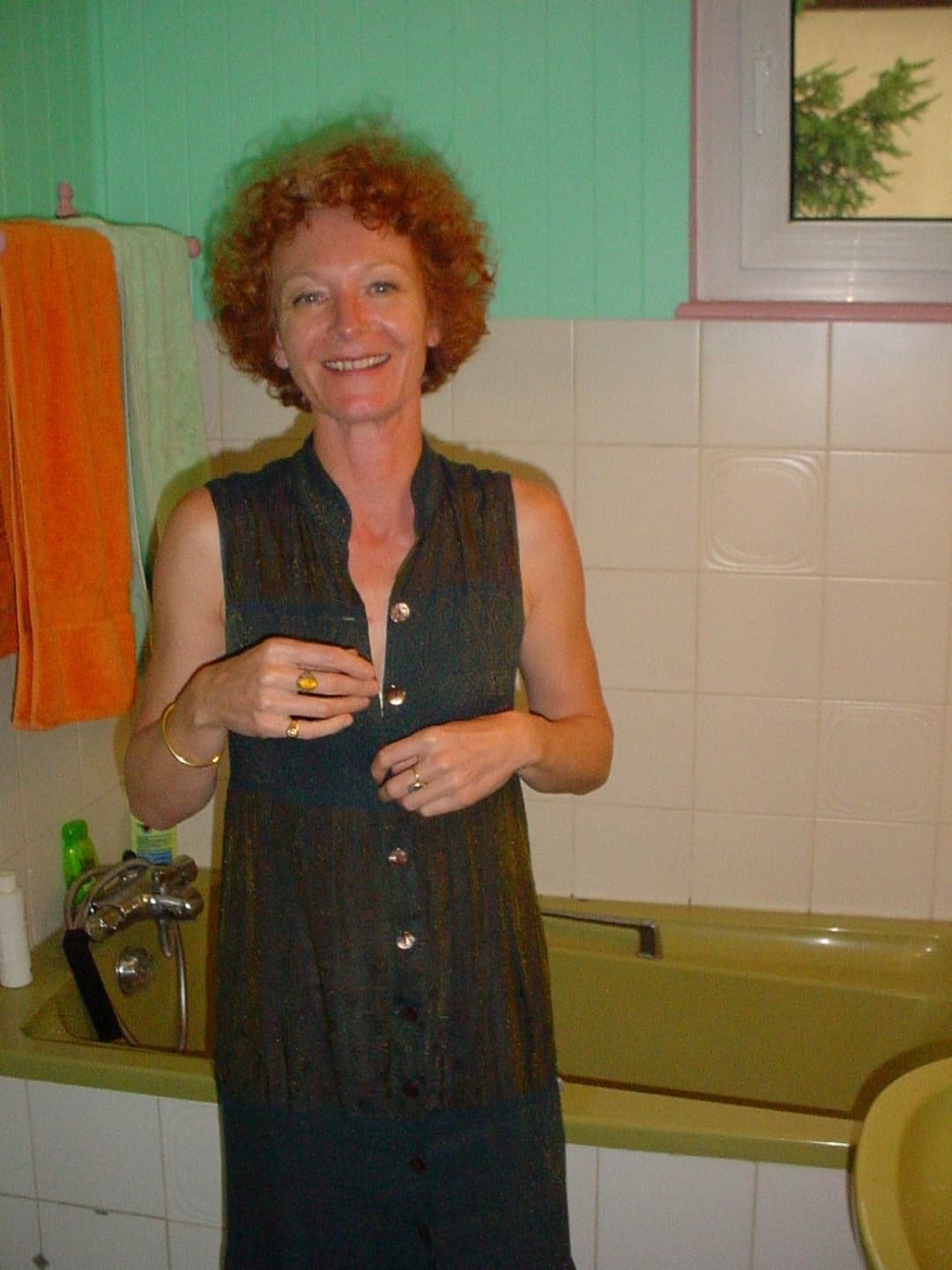 Mature swiss redhead wife shower time
