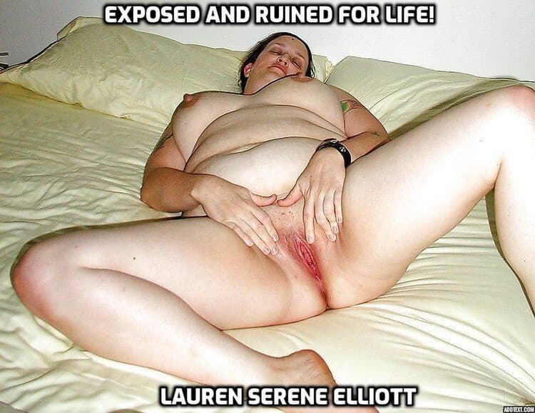 Humiliate and degrade this fat fuck pig and make Lauren internet famous