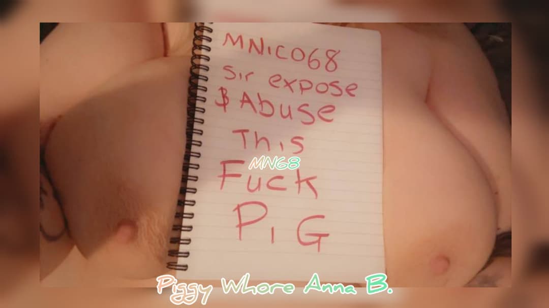 FuckPig Anna, Liverpool Uk... share the dirty whore!!!