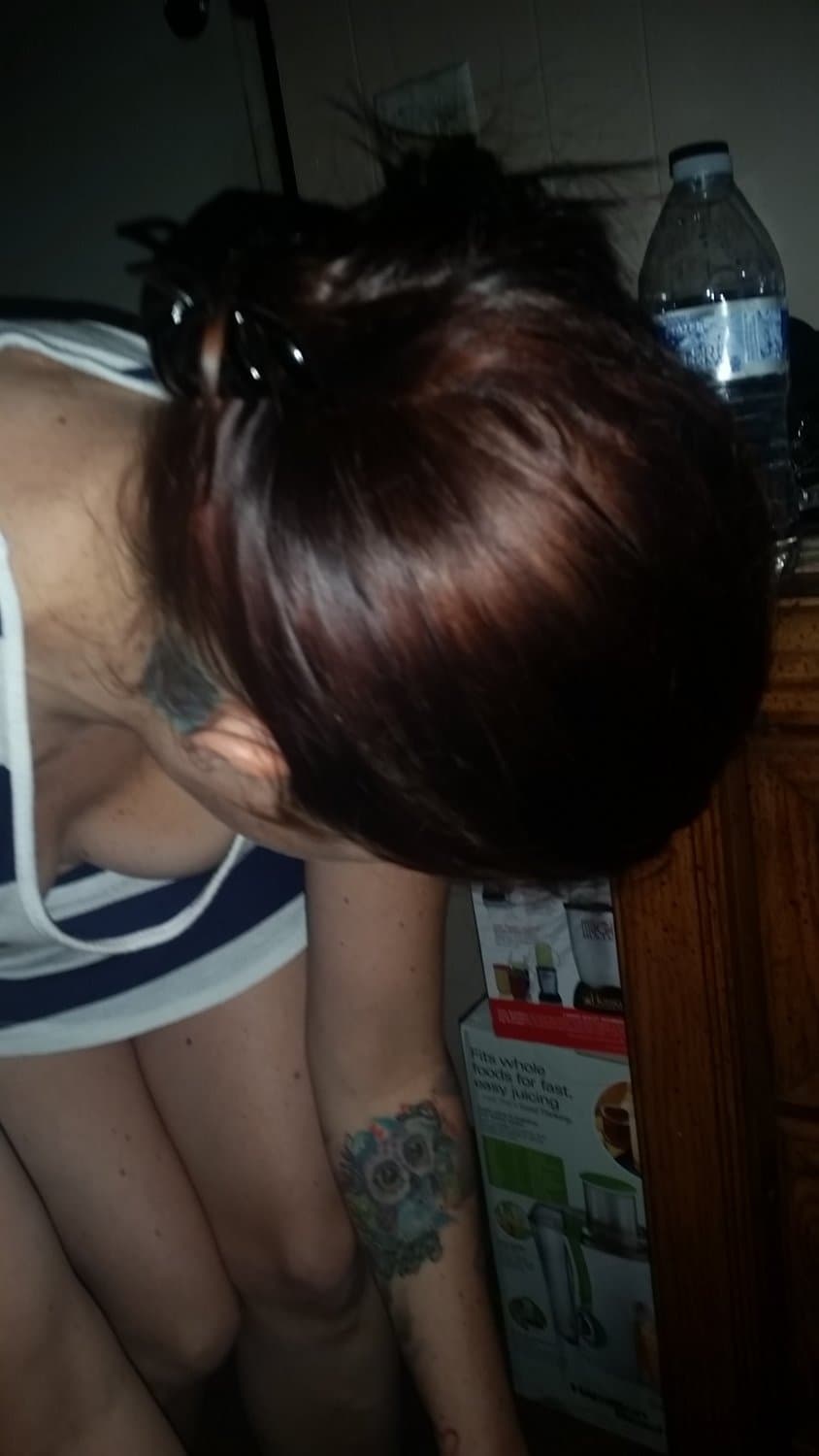 My slut could make your cock melt, her pussy could swallow your cock and balls