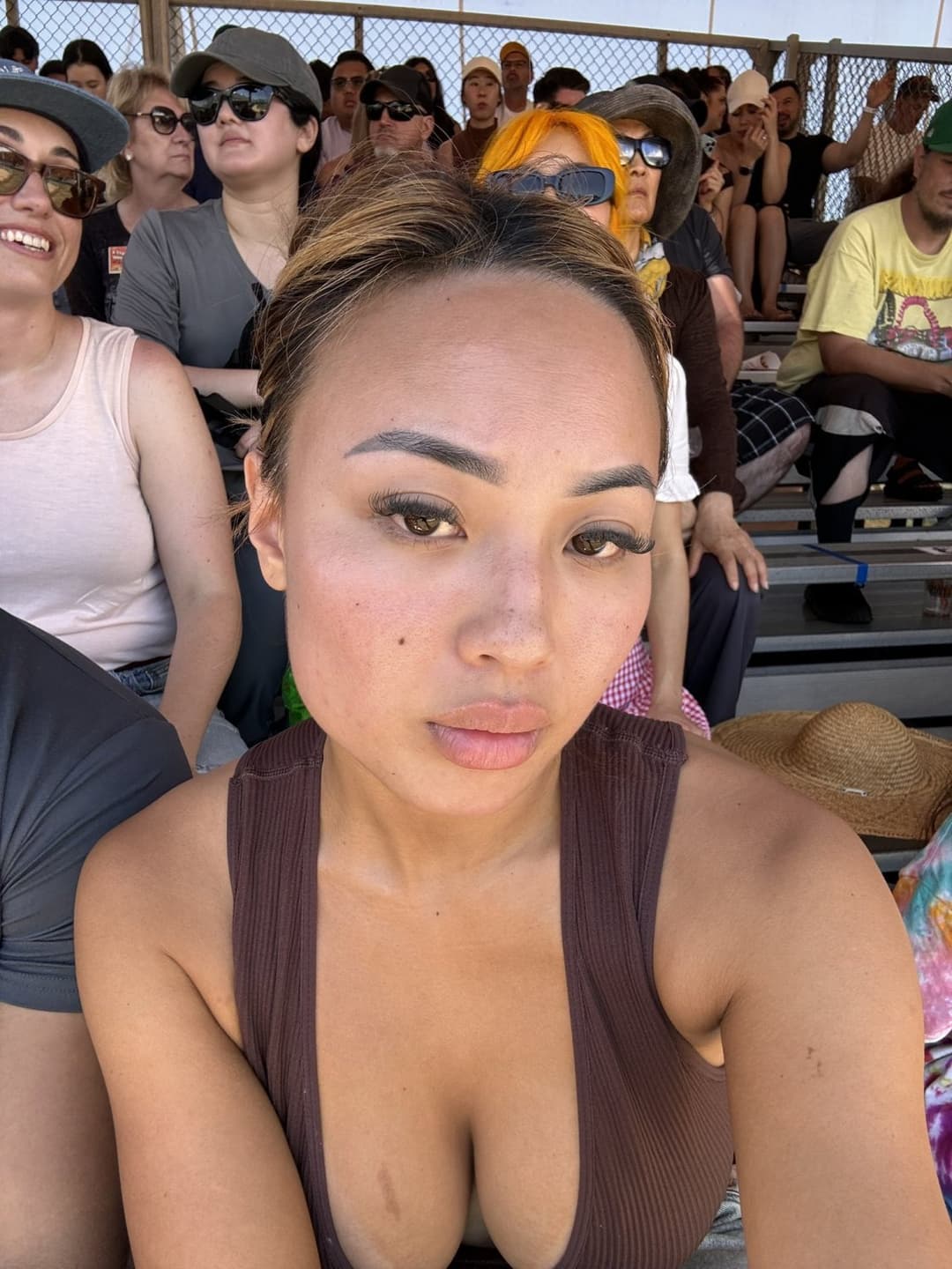 Cute ABG Asian slut Kazumi public