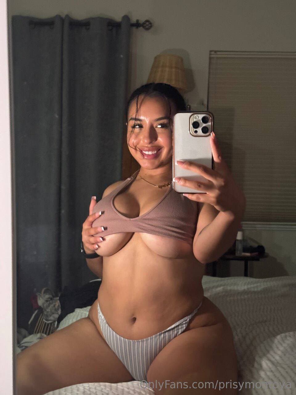 Busty Latina OF Model Blindfolded