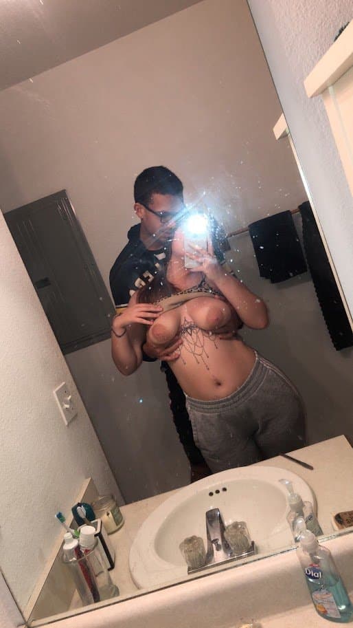 bf leaked his slut gf riding his cock