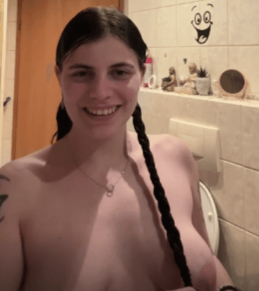 just a horny girl alone in the shower without her daddy