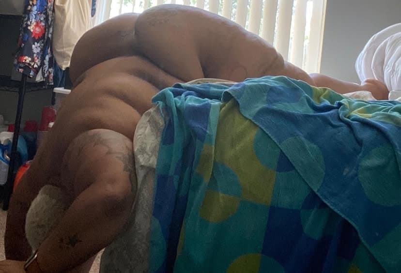 Bald head Bbw short n stacked